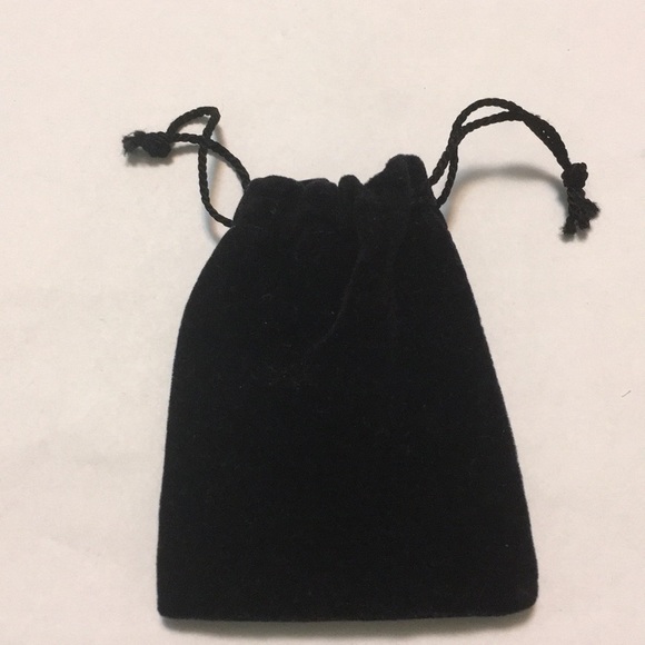Barneys New York jewelry dust bag Blk velveteen - Picture 3 of 3